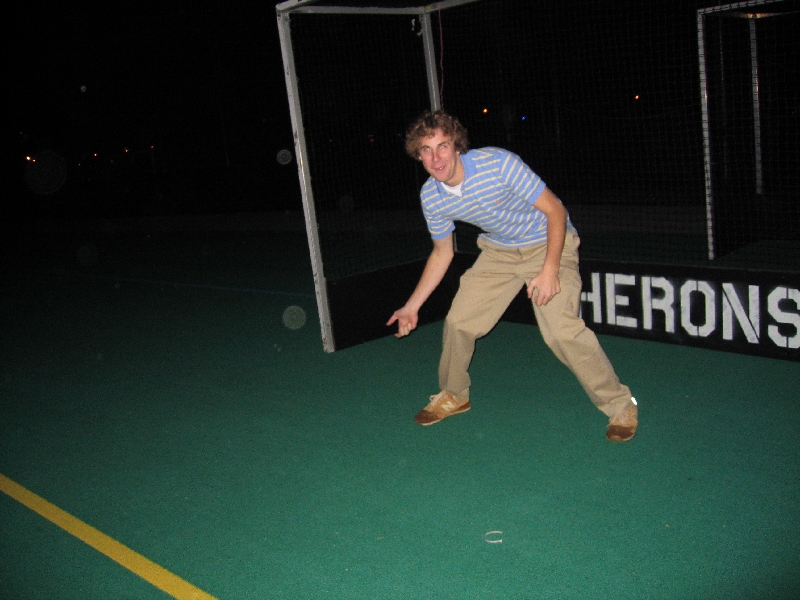 Second weekend 052 Dana defending the Herons' goal